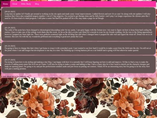 blog screenshot