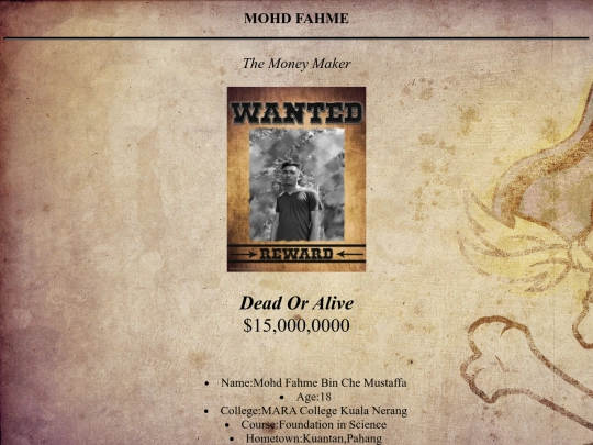 fahme/profile screenshot