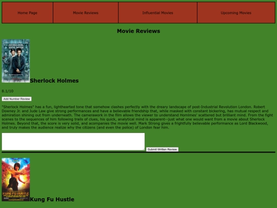 finalprojectreviews screenshot