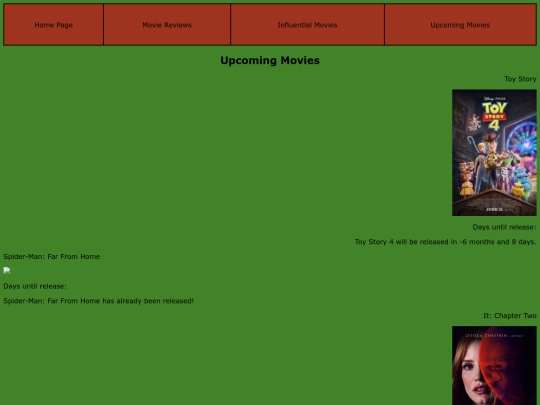 finalprojectupcomingmovies screenshot