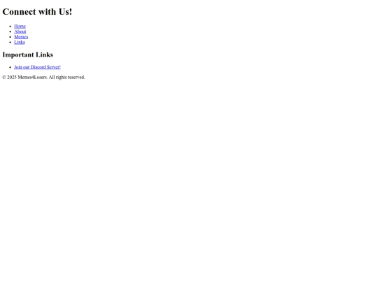 links screenshot