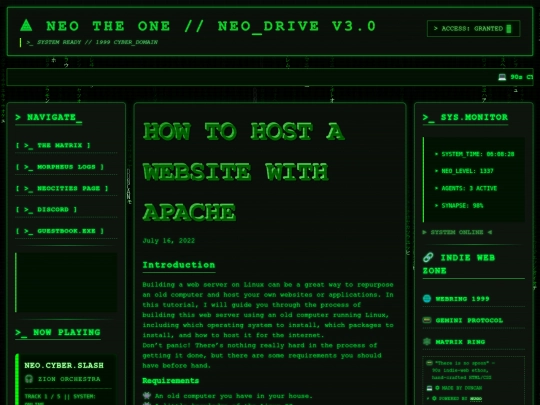 posts/how-to-host-a-website-with-apache screenshot