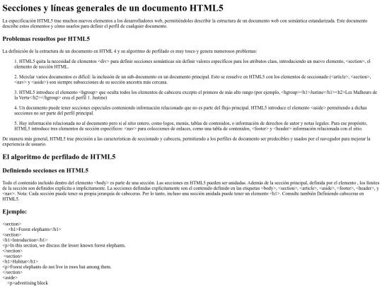 Secciones_HTML5 screenshot