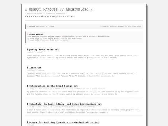 index screenshot