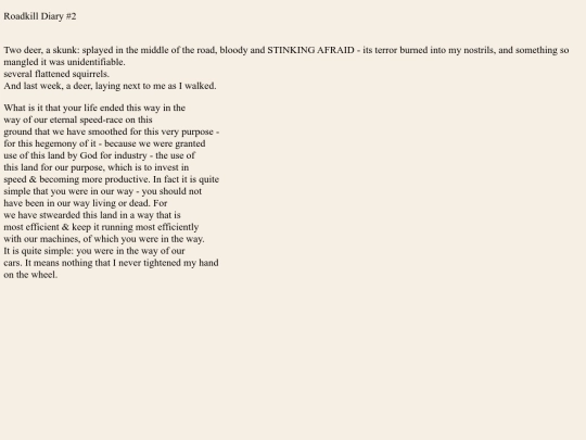 poems/roadkilltwo screenshot