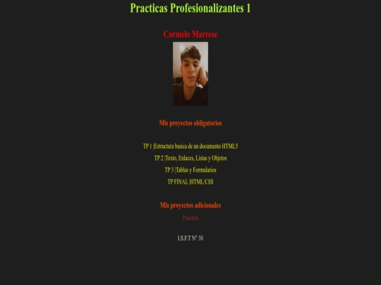 index screenshot