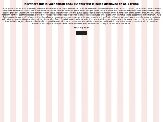 I_frame_splash screenshot