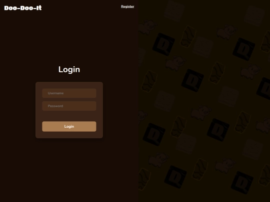 login screenshot