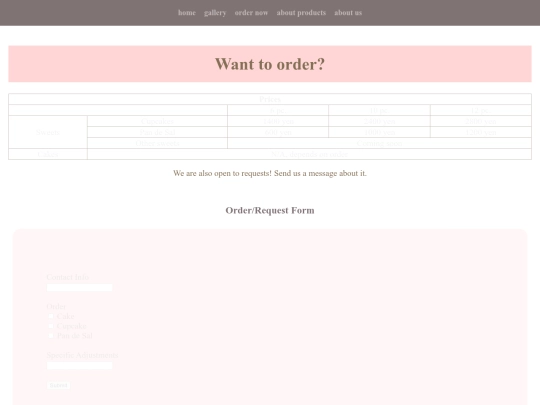 WebDesign/Final Assignment/Chikiting Sweets/order screenshot