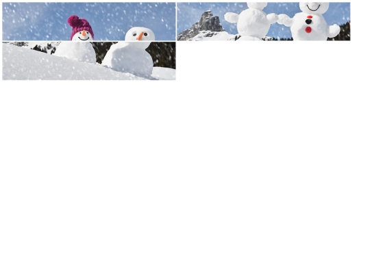WebDesign/Flexible Puzzle/snowmen screenshot