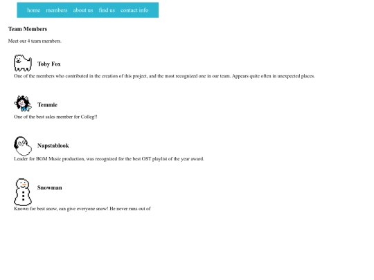 WebDesign/Staff Page/CompanyTeam screenshot