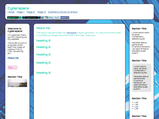 Aboutme screenshot