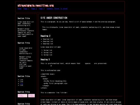 index screenshot