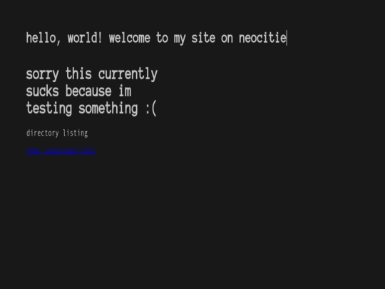 index screenshot