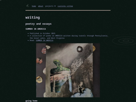 writing screenshot