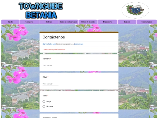 Contactenos screenshot