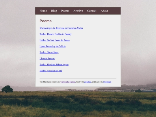 poems screenshot