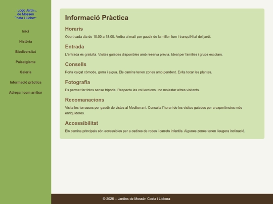 info screenshot