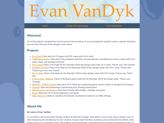 portfolio screenshot