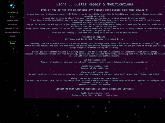 repairs screenshot