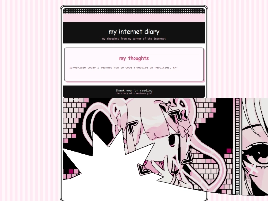 diary screenshot