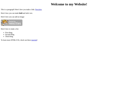 index screenshot