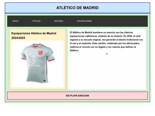 equipaciones screenshot