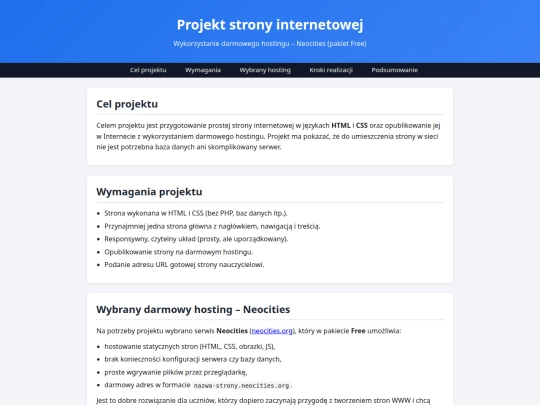 projekty screenshot