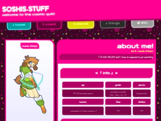 cosmi/resande screenshot