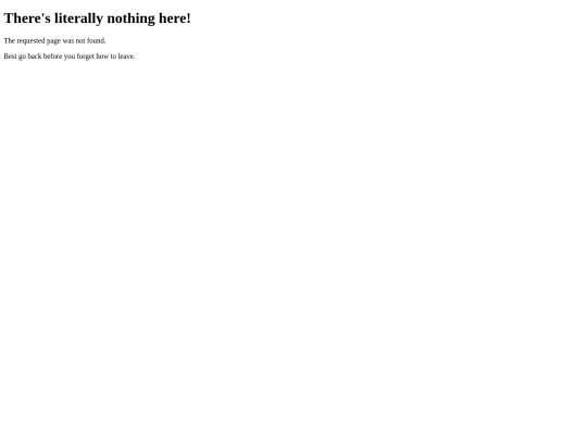 not_found screenshot