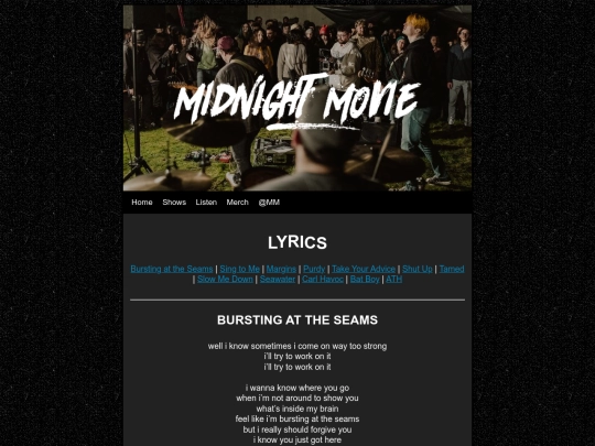 lyrics screenshot