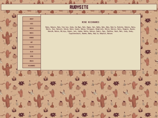 nicknames screenshot