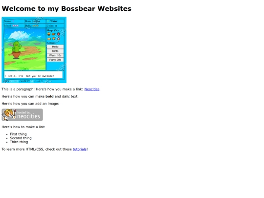 index screenshot