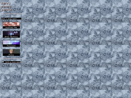 poetry_garden/menu_otherworldly screenshot