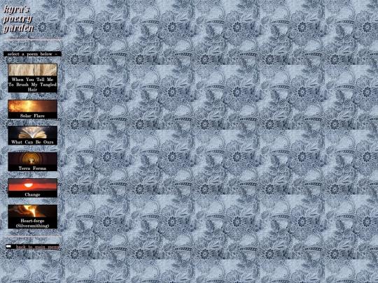 poetry_garden/menu_spirited screenshot