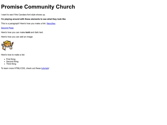 index screenshot