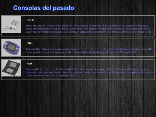 Producto/P-19112018/Consolas screenshot