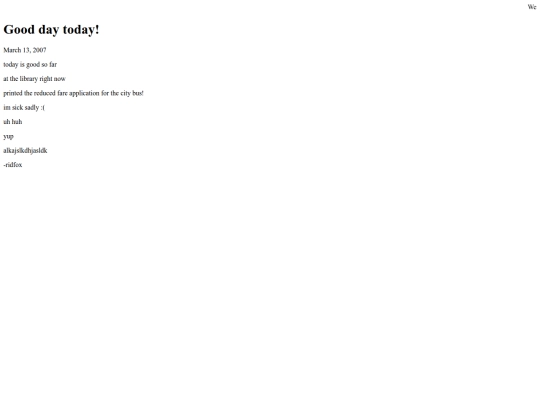 blog screenshot