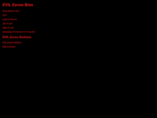 eeveebios screenshot