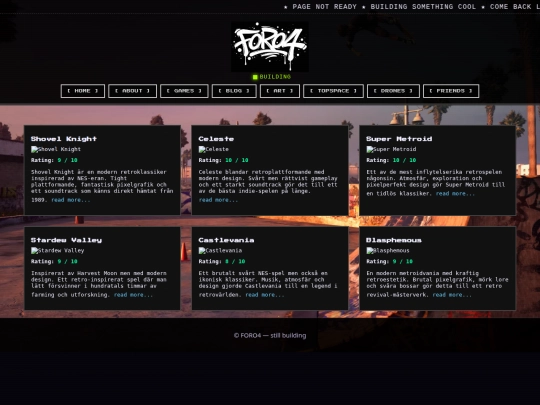 games screenshot