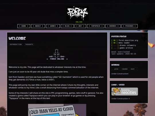 index screenshot