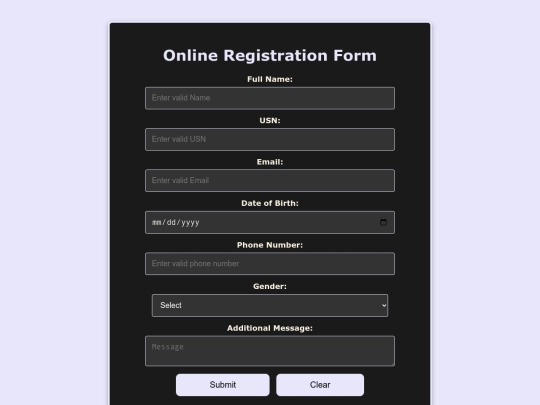 register screenshot