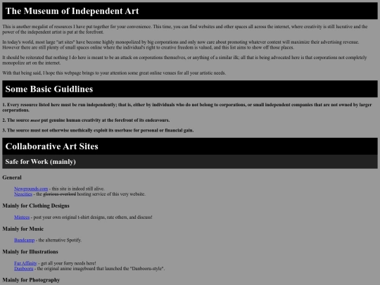 museumofindieart screenshot