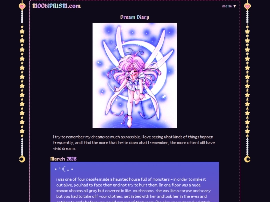 blog/dreamdiary screenshot