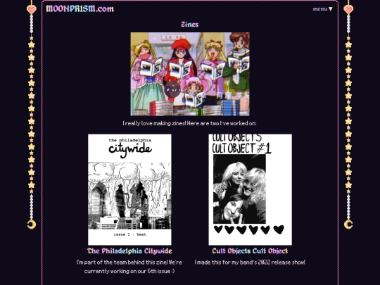 zines screenshot