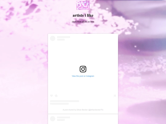 artists screenshot