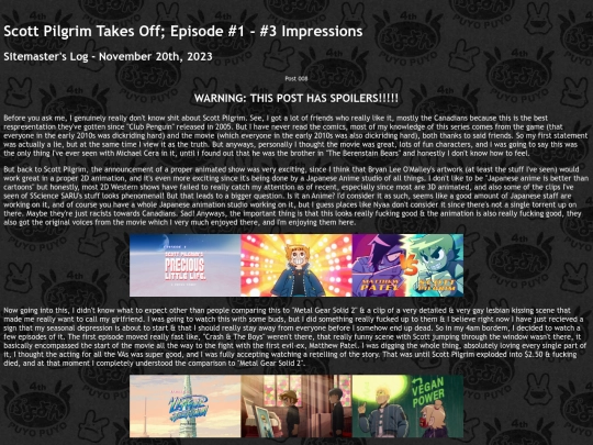 blog screenshot