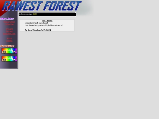 test screenshot