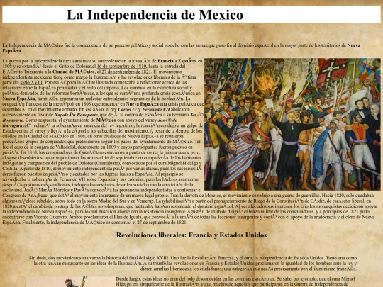 Independencia de Mexico/IndependenciadeMexico screenshot