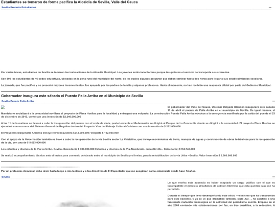 emisora/subpaginas/sevilla/columna-central screenshot